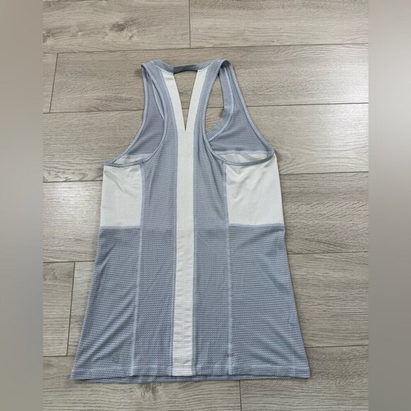 Lululemon Pedal To The Medal Singlet Tank Top Silver Fox / Angel Wing - Picture 9 of 12